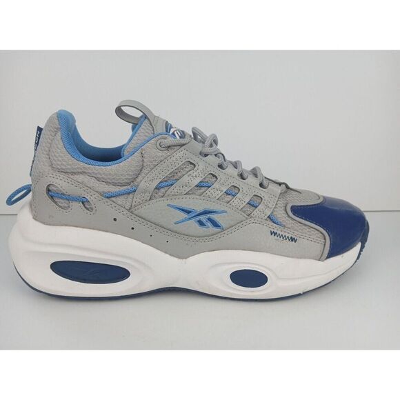 Reebok Solution  Blue Gray White Allen Iverson Basketball Sneakers Men\'s Sz 9.5 main image 4